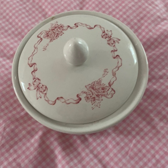 Two Piece Set Laura Ashley Vintage China Bows and Flowers - Picture 5 of 16